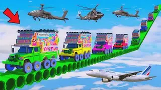World's Highest 🤯 दुनिया का सबसे ऊंचा !! Super Mega Ramp 😵😱 Challenge !! Indian 11 Top DJ !! GTA-5 