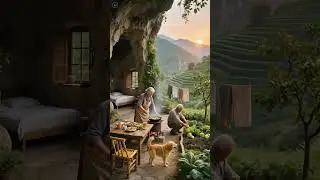 Experience the Tranquil Beauty of a Village Morning Soundscape #scenery#relax#village #morningvibes