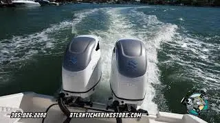 Pursuit 3480 Center Console Repowered with Twin 350HP Suzuki by Atlantic Marine