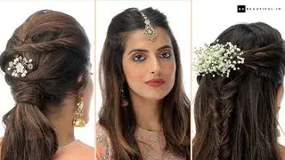 Eid Hairstyles for Long & Shorts Hair ft. Knot Me Pretty | DIY Festive Hairstyles | Be Beautiful