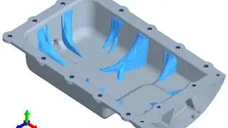 Oil Pan Eigenfrequency Topology Optimization with CAESS ProTOp