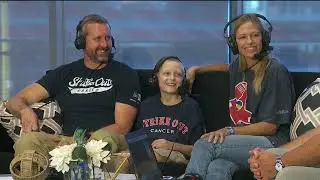 Ramie shares his story at the WEEI/NESN Jimmy Fund Radio-Telethon