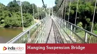 Hanging Suspension Bridge In Vaipur - Thelappuzha Kadavu | India Video