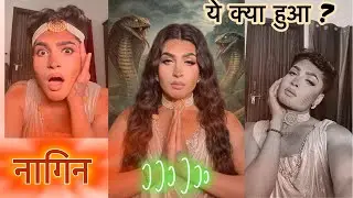  Naagin Transformation Makeup 🐍 | Wing Liner, Concealer Correction & Foundation