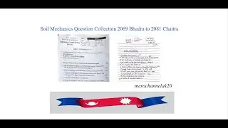|Soil Mechanics| Question Collection| #IOE