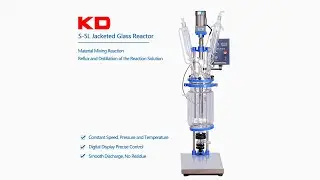 Installation video of 5 liter jacketed glass reactor
