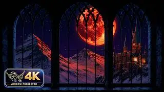 Harry Potter Sleep Projector | Castle Window View at Night