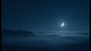 Deep Sleep Ambient Music 🌙 | Moonlit Night Calm Soundscape (30 Minutes)
