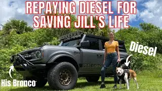 THE TRUTH OF WHY WE BUILT DIESEL HIS OWN BRONCO... HE SAVED JILLS LIFE.