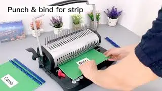 U688 plastic comb binding machine