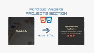 Projects Page Template with Hover Effect | HTML CSS | Grid Display - CSS