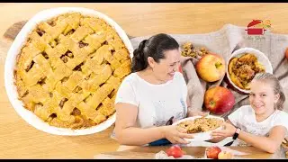 TARTA CU MERE(APPLE PIE) - Un desert delicios #applepie #taratacumere #abyblajan