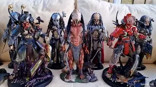 Вся моя коллекция фигурок Хищника от Hot Toys в масштабе 1/6.