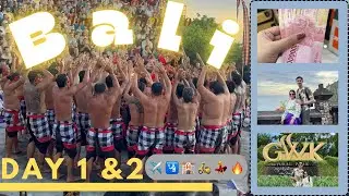 Bali Vlog Day 1 🇮🇩 | Visa, Driver's License, Scooter Rental & Uluwatu Kecak Dance 🔥