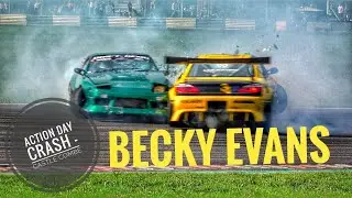 Castle Combe Autumn Action day 2025  Becky Evans big crash during drifting demo #jdm