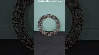 Black & White Round Frame #wallframe #mirrorframe #photoframe #walldecor #gift #homedecor #makeup