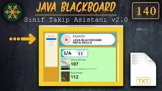 140 JavaBlackboard Creating a Simple Classroom Student Tracking System in Java v2.0