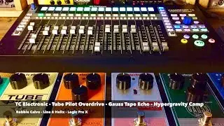 TC Electronic Pedals - Robbie Calvo - Tube Pilot Overdrive - Gauss Tape Echo