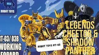 Robot Toys RT-03 Working Leopard Cheetor & Shadow Panther
