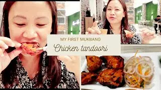 my first Chicken tandoori Mukbang||Silchar Chicken tandoori||Atithi Appayan restaurant