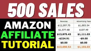 AMAZON Affiliate Marketing For Beginners in 2021 ( FREE 500 Sales STRATEGY )