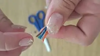 Como ponchar un cable con la norma 568B
