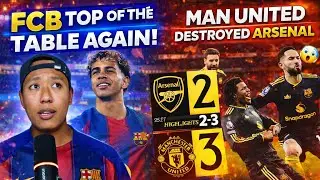 Barcelona Dominates Oviedo/ManUnited Stun Arsenal/FCB Transfer