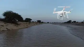 تصوير جوي لوادي العين بعد السيل