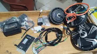 electric bike motor kit new controller charger DC converter rotar battery 