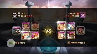 Summoners War World Arena RTA SWC 2018 ㅇ빛대 Beat.D CC Fran VS GUESS