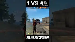 🎯1 vs 4🔥 clutch 😱😱 #shorts #youtubeshorts #samgamer