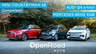 Сравнение Mercedes-Benz EQB 2025 года с MINI Countryman SE и Audi Q4 e-tron | OpenRoad Auto