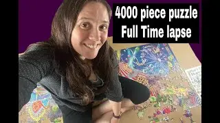 4000 PIECE A Night at the Circus puzzle - Full time lapse with close ups