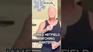 Джеймс Хэтфилд смотрит концерт Pantera #jameshetfield #metallica