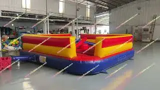 16x16ft Inflatable Fighting Games Sticks Toys Gladiator Duel Inflatable Joust Arena Challenges