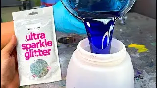 Candy Blue на Ultra Sparkle Glitter