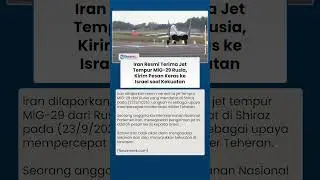 Iran Pamer Kekuatan Lewat Jet MiG-29, Pesan Tegas Dikirimkan ke Israel di Tengah Konflik Panas