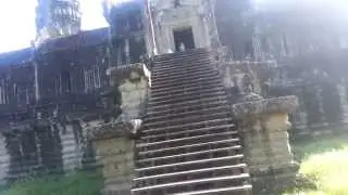 Oknha Meas | Siem Reap | Wooden Step Replace Original Damage Angkor Wat Stairs
