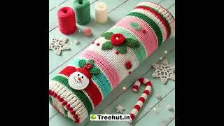 Christmas Crochet Bolster Cover Design Ideas 