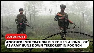 Another infiltration bid foiled along LoC as army guns down terrorist in Poonch | Lotus Post