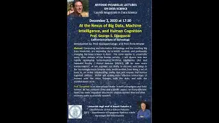 George S. Diorgovski on: At the Nexus of Big Data, Machine Intelligence, and Human Cognition.