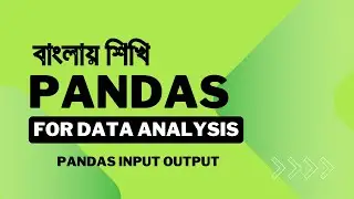Python Pandas Input Output: Read & Write CSV, Excel, Clipboard | Data Analysis Bangla | 17