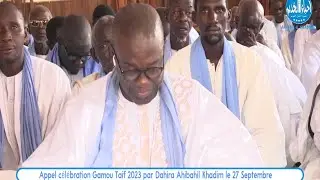 Appel célébration Gamou Taif 2023 par Serigne Moustapha Mbacké Mohamed le 27 septembre