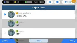 C.Ronaldo (CR7) Scout Combination Pes2018