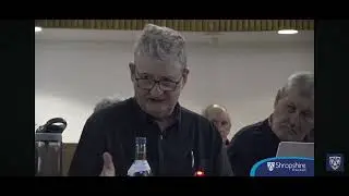 Cllr Julian Dean (Greens) warns council of HUGE LEGAL RISK over Shrewsbury NWRR ⚖️🤦&zwj;♂️😱