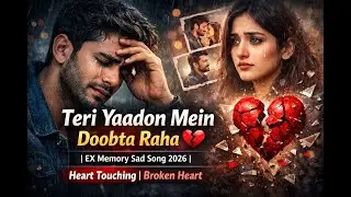Teri Yaadon Mein Doobta Raha 💔 | EX Memory Sad Song 2026 | Heart Touching | Broken Heart