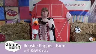 Rooster Puppet - Farm