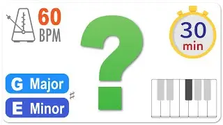 EASY 30-minute Note Identification, G Major/E Minor (2025 Music Ear Training)