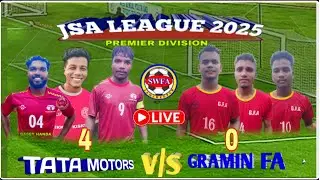 TATA MOTORS 🆚 GRAMIN FA || Jsa football premier league 2025 ||