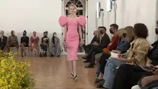 Hannah Motler Carolina Herrera SS 2022 New York Fashion Week september 9, 2021